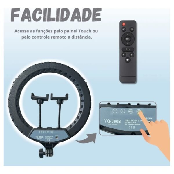 Home 84 D NQ NP 2X 701786 MLB78151920770 082024 F ring light led grande kit iluminador 36cm 14 polegadas tripe